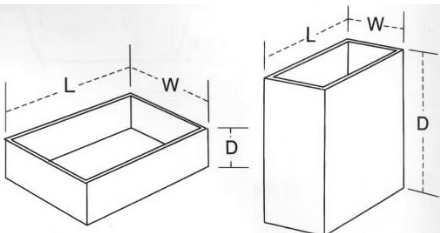 常规纸盒展开图绘制长宽高
